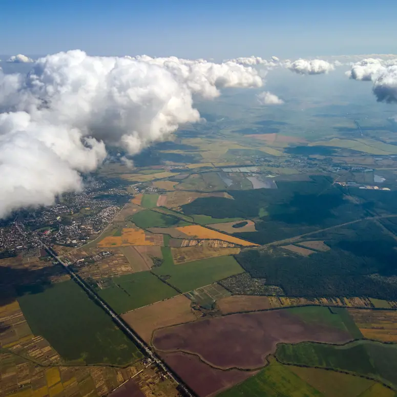Aerial View From High Altitude Of Distant City Cov 2022 08 14 08 36 35 Utc